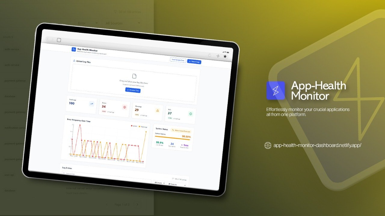 App Health Monitor Dashboard