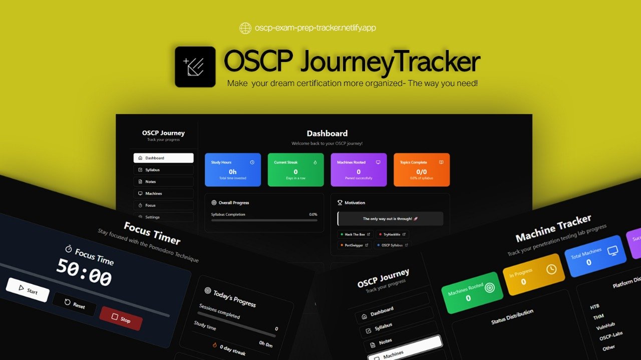 OSCP Journey Tracker